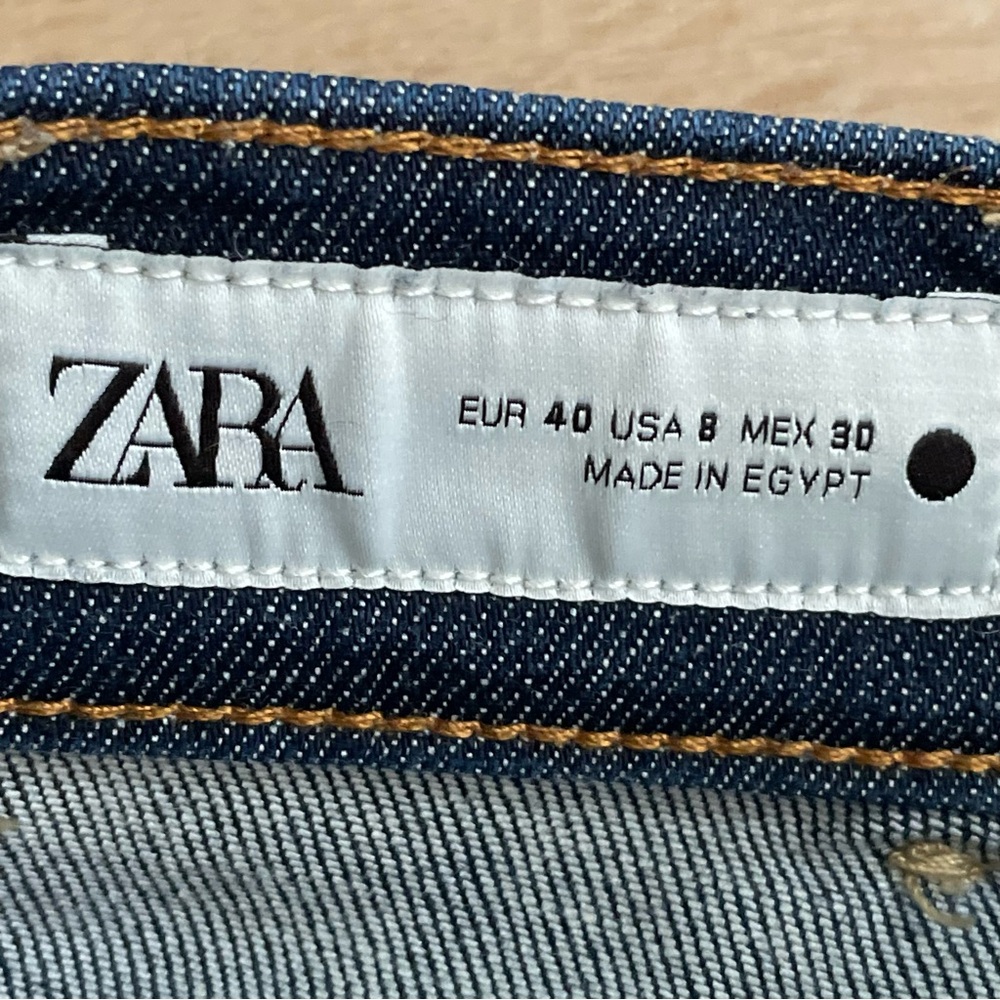 ZARA Deep Indigo Straight Jeans - Picture 4 of 9